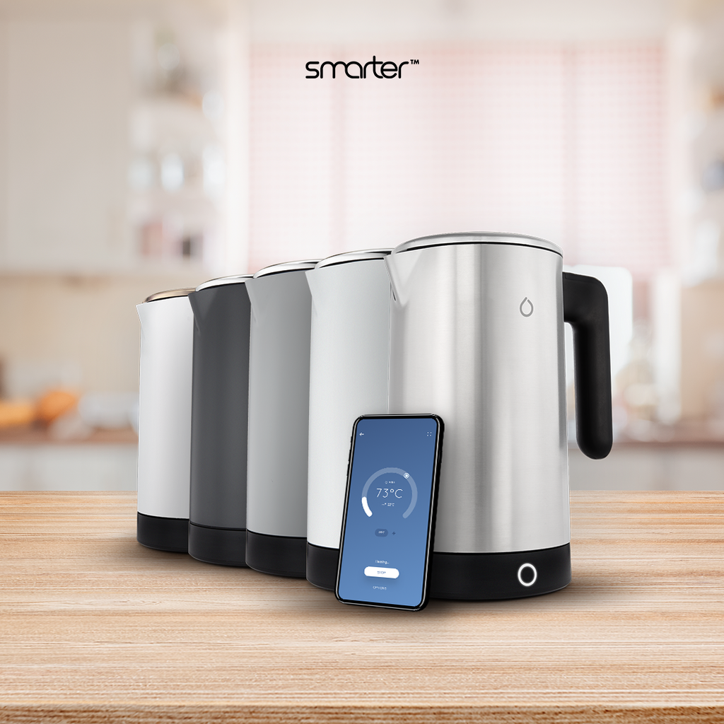 Smarter - The iKettle Monochrome is now back in stock. When it's time for a  hot drink, you'll want a smart kettle that's up for the job. Make sure  yours is energy-efficient