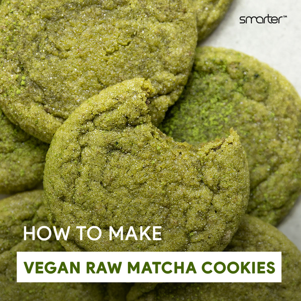 How to make vegan raw matcha cookies